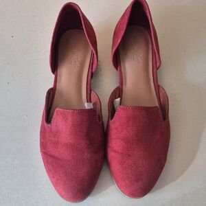 Universal Thread Burgundy Suede Loafers